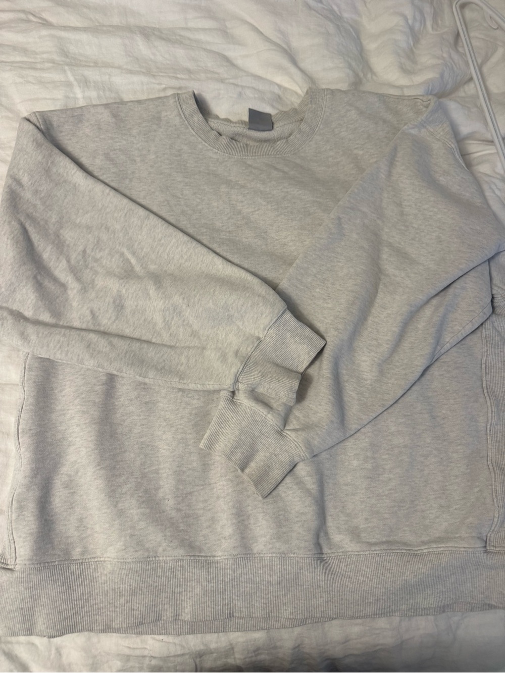TNA Heather Light Gray Crewneck Sweatshirt